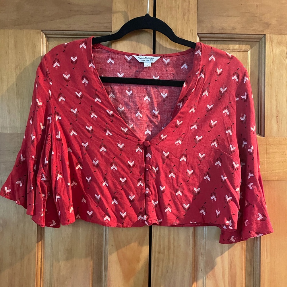 Silky crop top